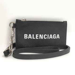 バレンシアガ(Balenciaga)のBALENCIAGA カードケース キーリング コインケース レザー ブラック(コインケース)