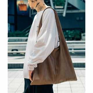 サブサエティ(Subciety)の【BROWN】FAKE LEATHER TOTE BAG(トートバッグ)