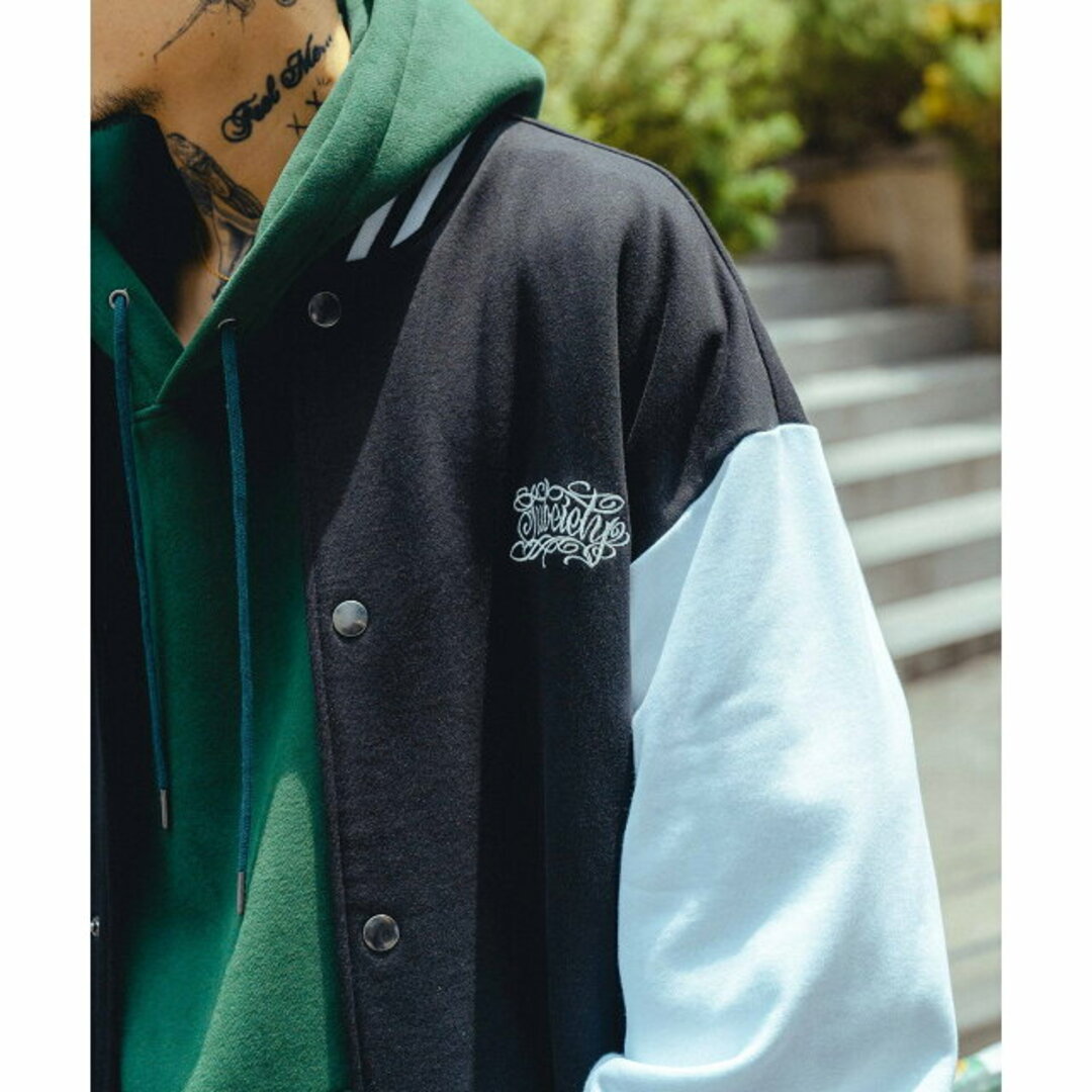 Subciety(サブサエティ)の【BLACK/WHITE】SWEAT STADIUM JKT その他のその他(その他)の商品写真