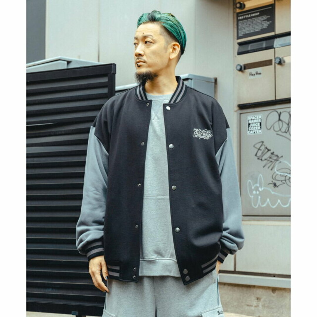 Subciety(サブサエティ)の【BLACK/GRAY】【X-LARGE】SWEAT STADIUM JKT その他のその他(その他)の商品写真