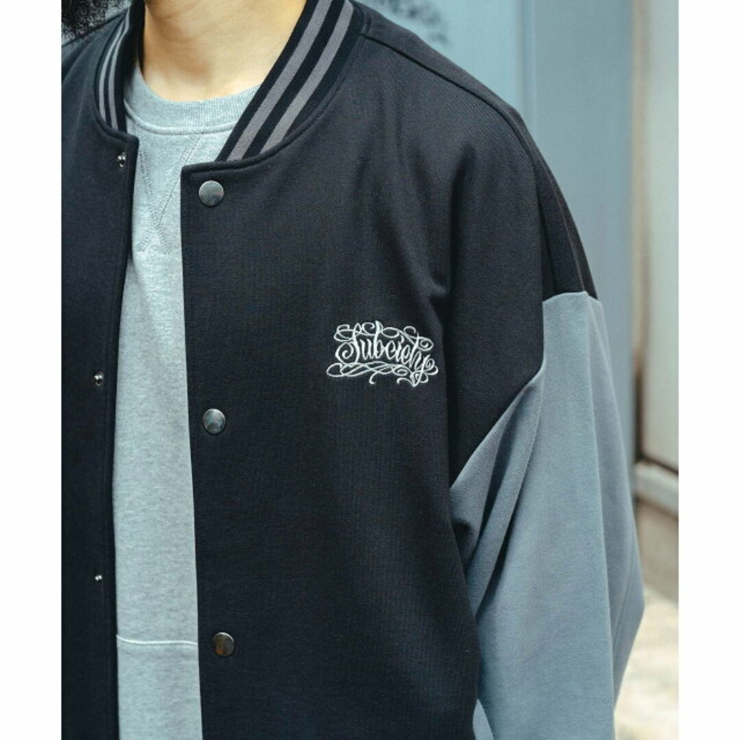 Subciety(サブサエティ)の【BLACK/GRAY】SWEAT STADIUM JKT その他のその他(その他)の商品写真