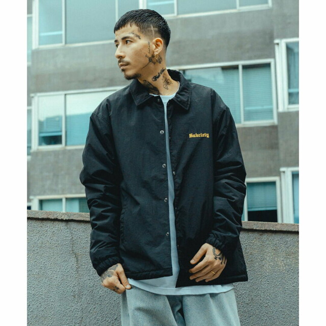 Subciety(サブサエティ)の【BLACK/GOLD】【X-LARGE】MARIA COACH JKT その他のその他(その他)の商品写真