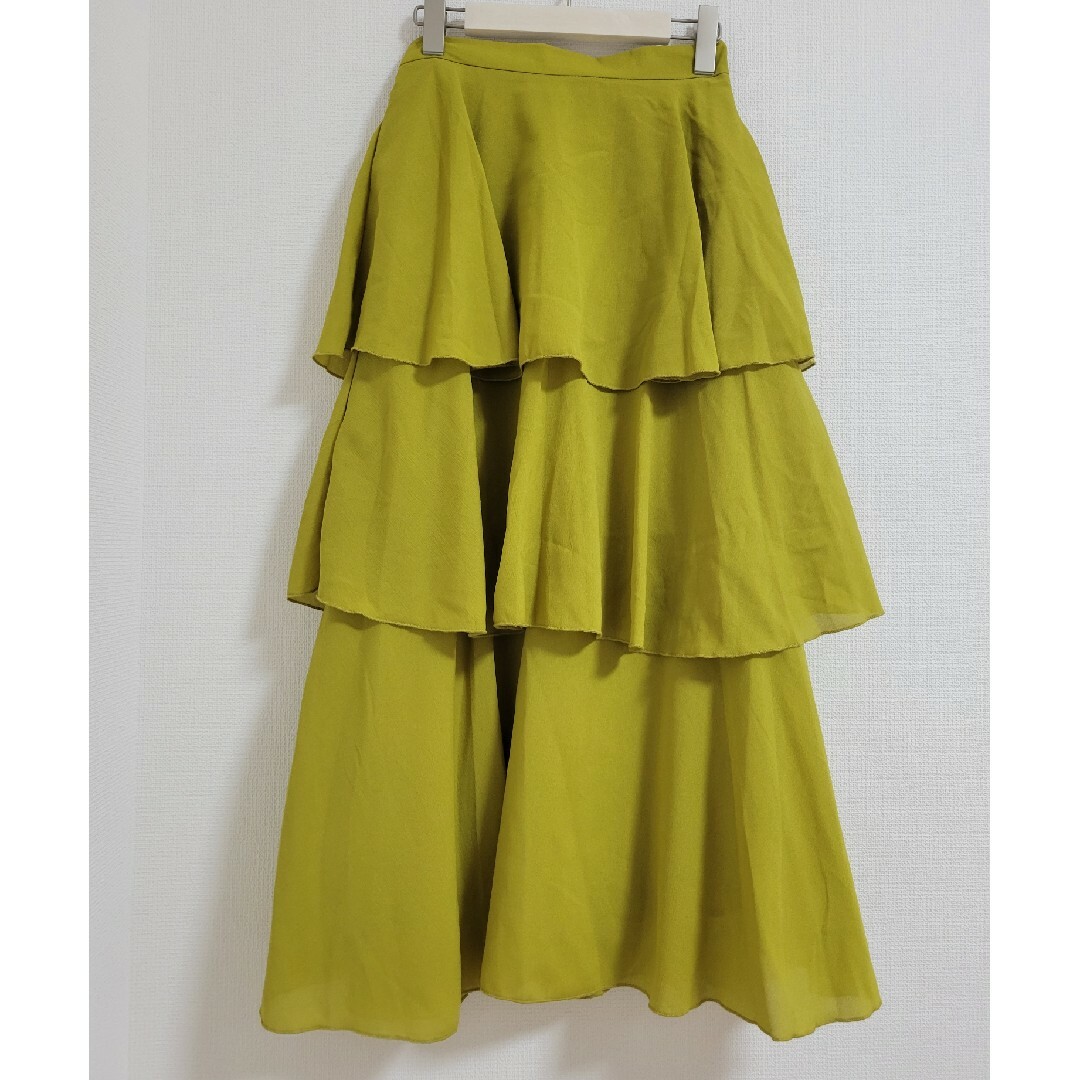 GRL(グレイル)のティアードスカート レディースのスカート(ロングスカート)の商品写真