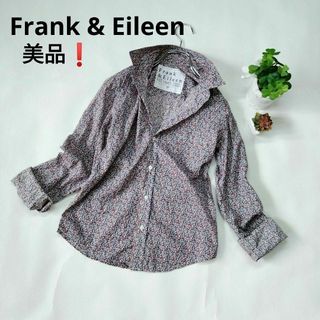 フランクアンドアイリーン(Frank&Eileen)の美品❗フランクアンドアイリーン　花柄　開襟　スキッパーシャツ　Barry(シャツ/ブラウス(長袖/七分))