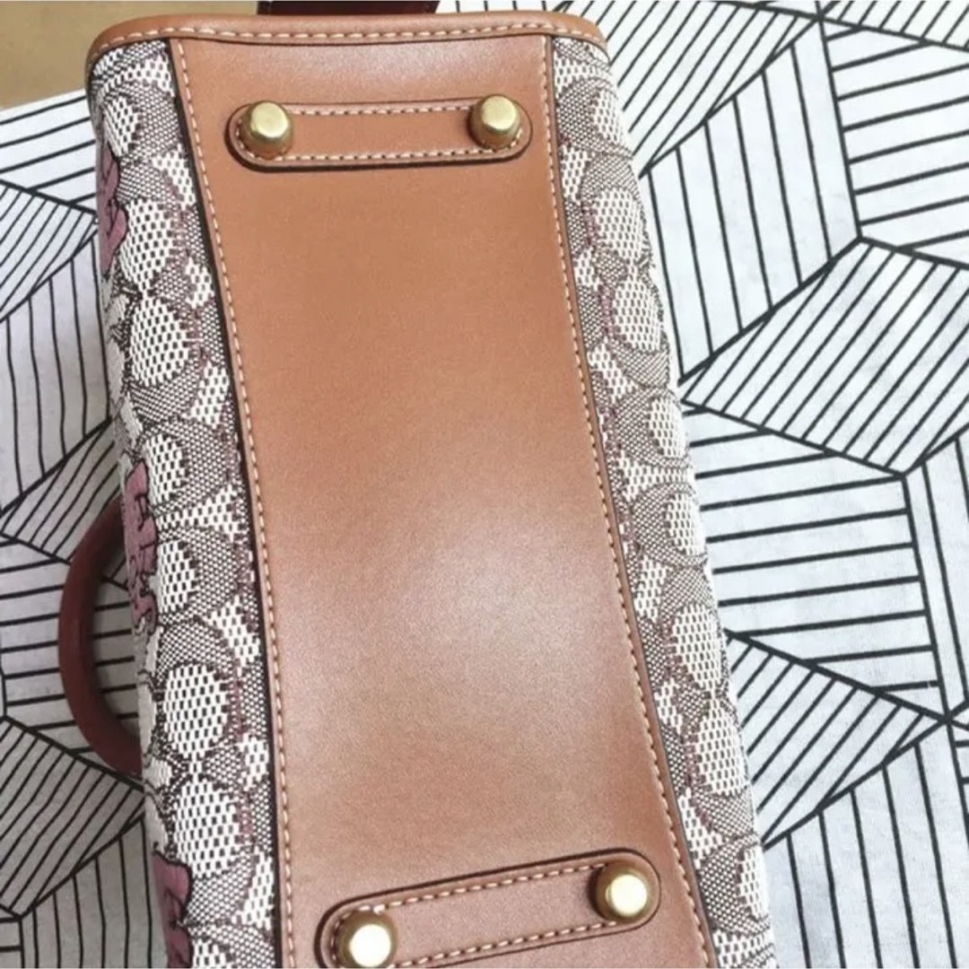 コーチCOACH ショルダーバッグ エンブロイダード エレファント モチーフ