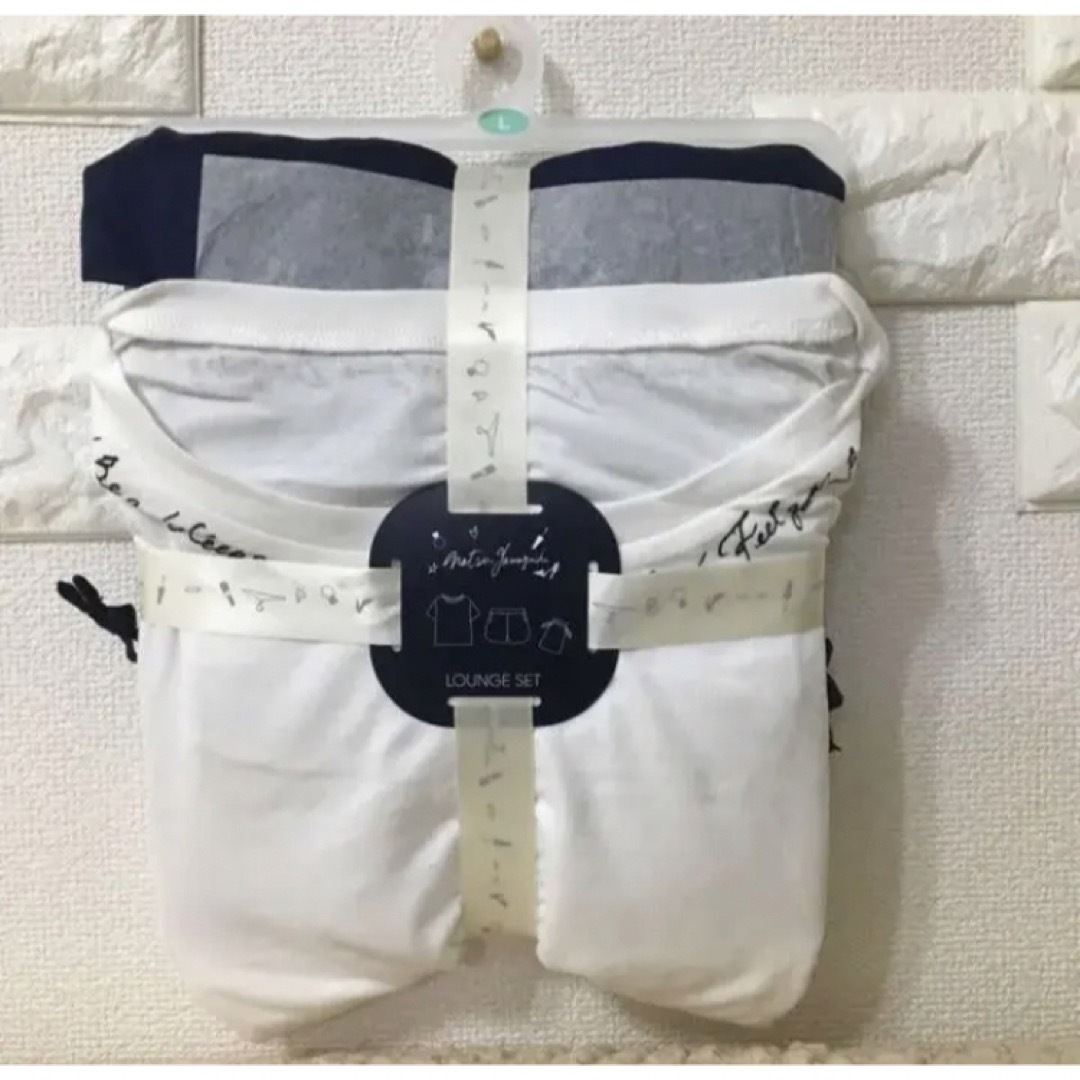 GU(ジーユー)のGU Wラウンジセット(半袖)Natsu Y Ｌ レディースのルームウェア/パジャマ(ルームウェア)の商品写真