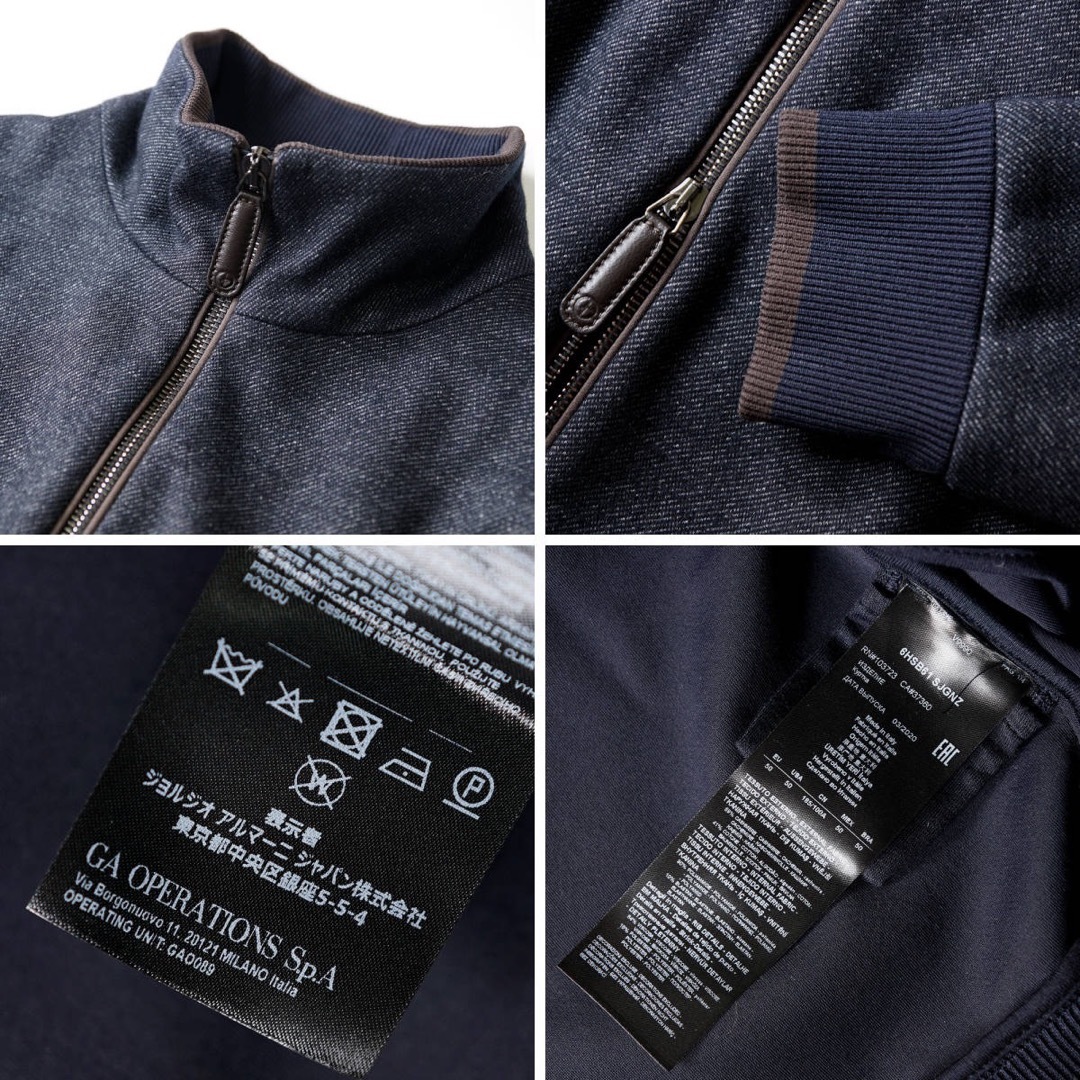 限定48万GIORGIO ARMANIカシミヤブルゾン50ジョルジオアルマーニ-