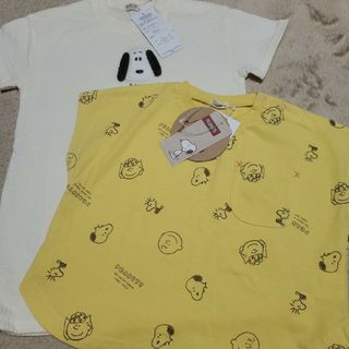 スヌーピー(SNOOPY)のスヌーピー ワンピース Tシャツ 90(ワンピース)