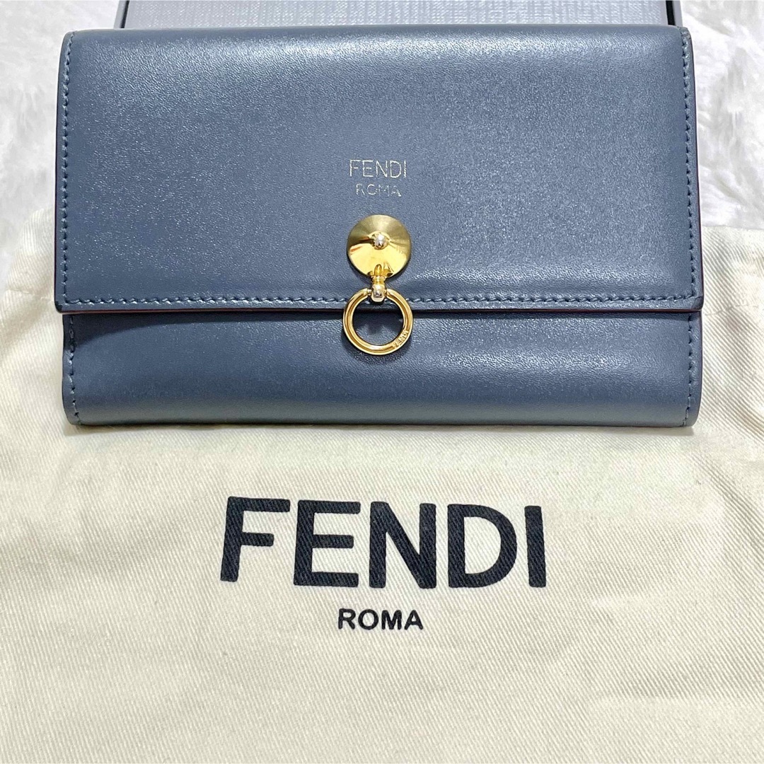 FENDI フェンディ BY THE WAY ダブルホック ウォレット 折財布