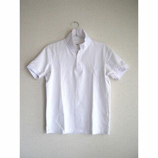 ユニクロ(UNIQLO)のユニクロ）白（メンズM）半袖ポロシャツ(ポロシャツ)