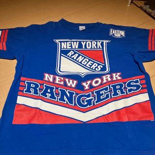 バウンティハンター(BOUNTY HUNTER)のUSA製 NEWYORK RANGERS TシャツNHL  vintage90s(Tシャツ/カットソー(半袖/袖なし))