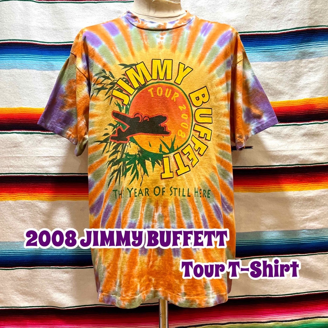 2008 JIMMY BUFFETT タイダイ ツアーTシャツ
