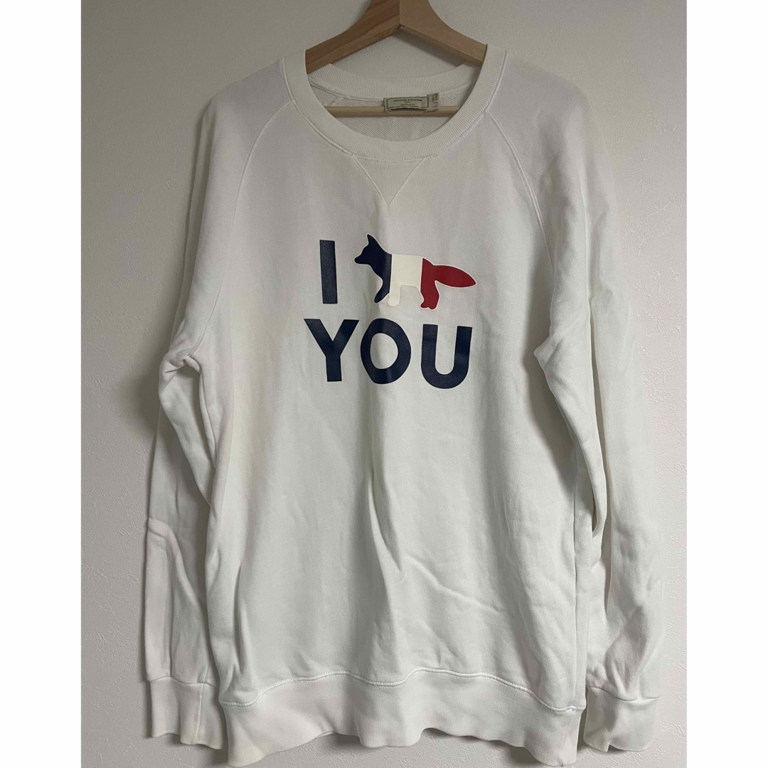 定価2.4万円 メゾンキツネ スウェット Lサイズ I FOX YOU