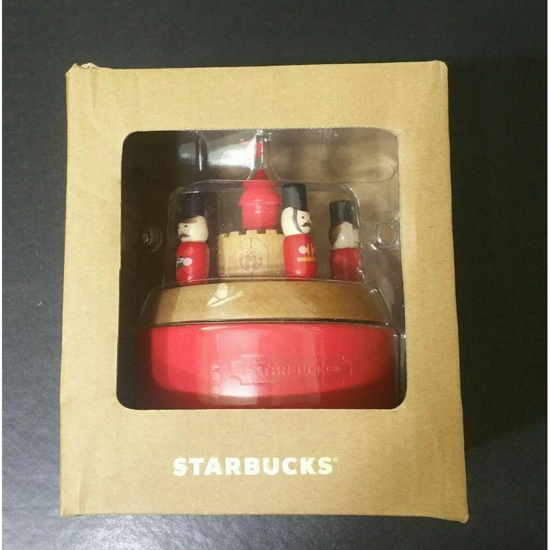 Starbucks(スターバックス)のスターバックス ホリデー くるみ割り人形 ウッド オルゴール スタバ インテリア/住まい/日用品のインテリア小物(オルゴール)の商品写真