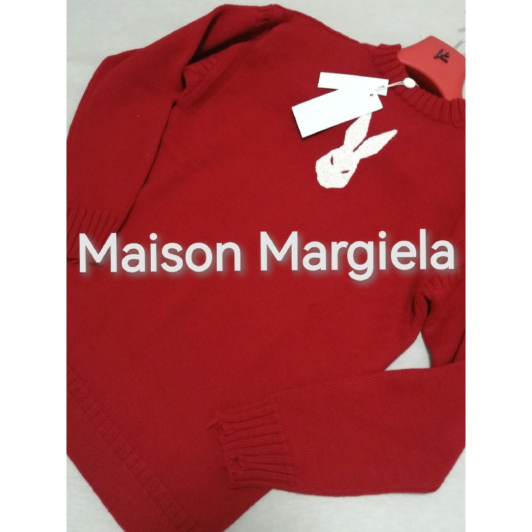 ★新品・ユニセックス★【Maison Margiela】ニット　バニー　M　赤