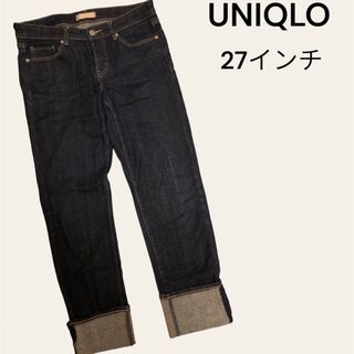 ユニクロ(UNIQLO)のユニクロ　27インチ　デニムスリム(デニム/ジーンズ)