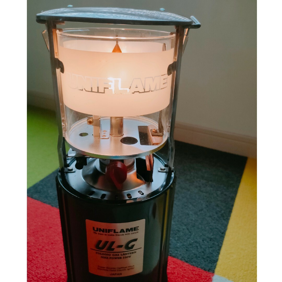 UNIFLAME FOLDING GAS LANTERN SERIES UL-G スポーツ/アウトドアのアウトドア(ライト/ランタン)の商品写真