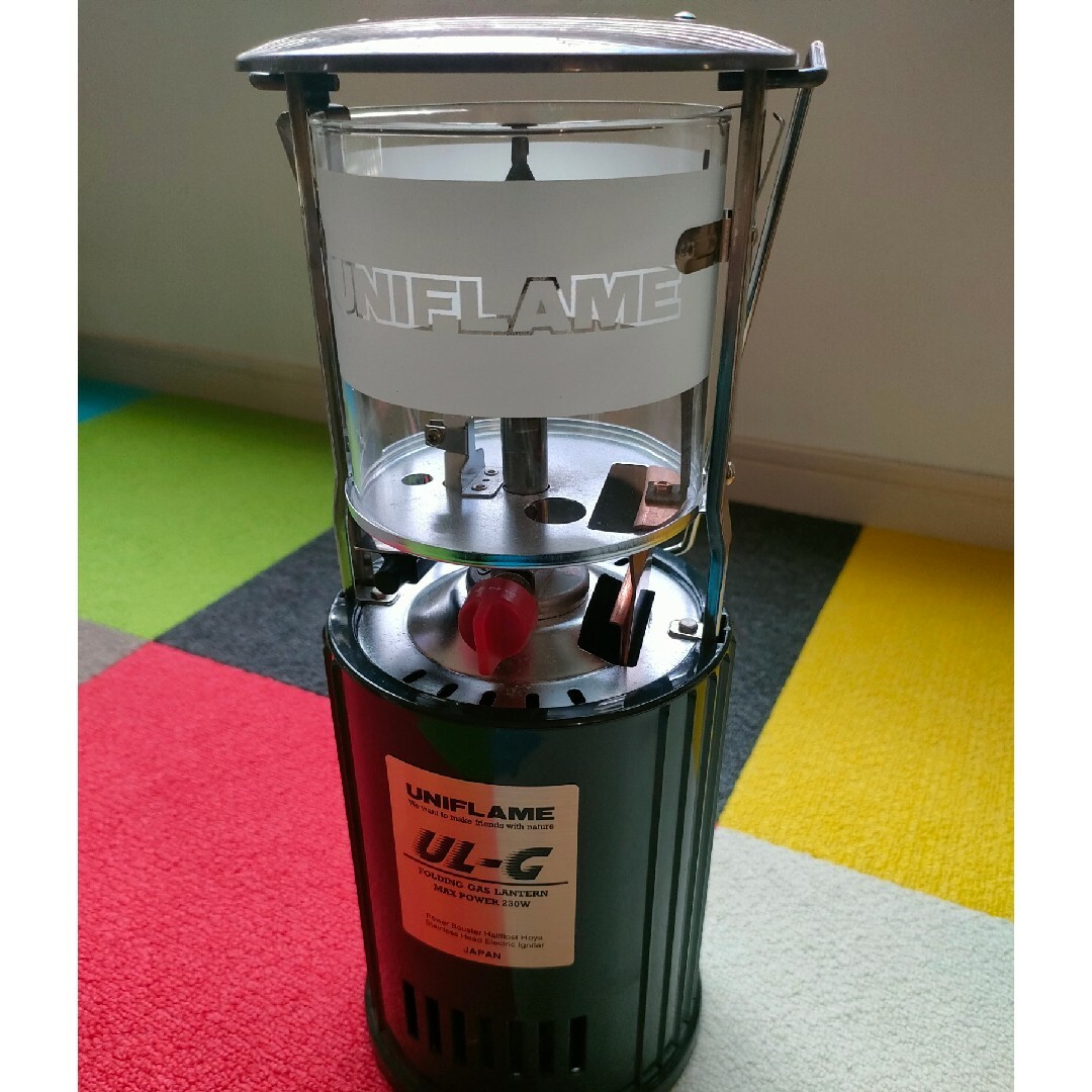 UNIFLAME FOLDING GAS LANTERN SERIES UL-G スポーツ/アウトドアのアウトドア(ライト/ランタン)の商品写真