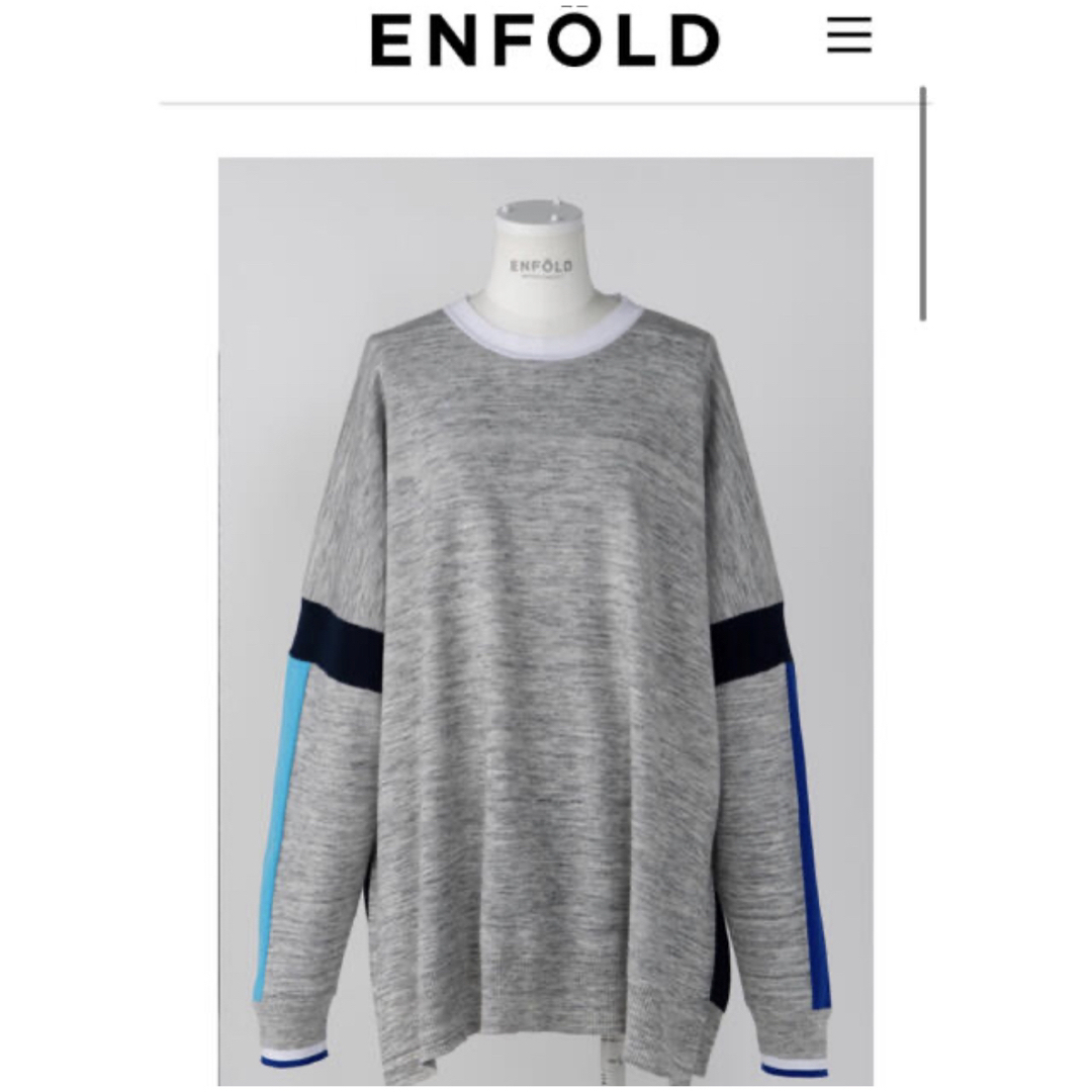 ENFOLD エンフォルド ラインワイドPULLOVER