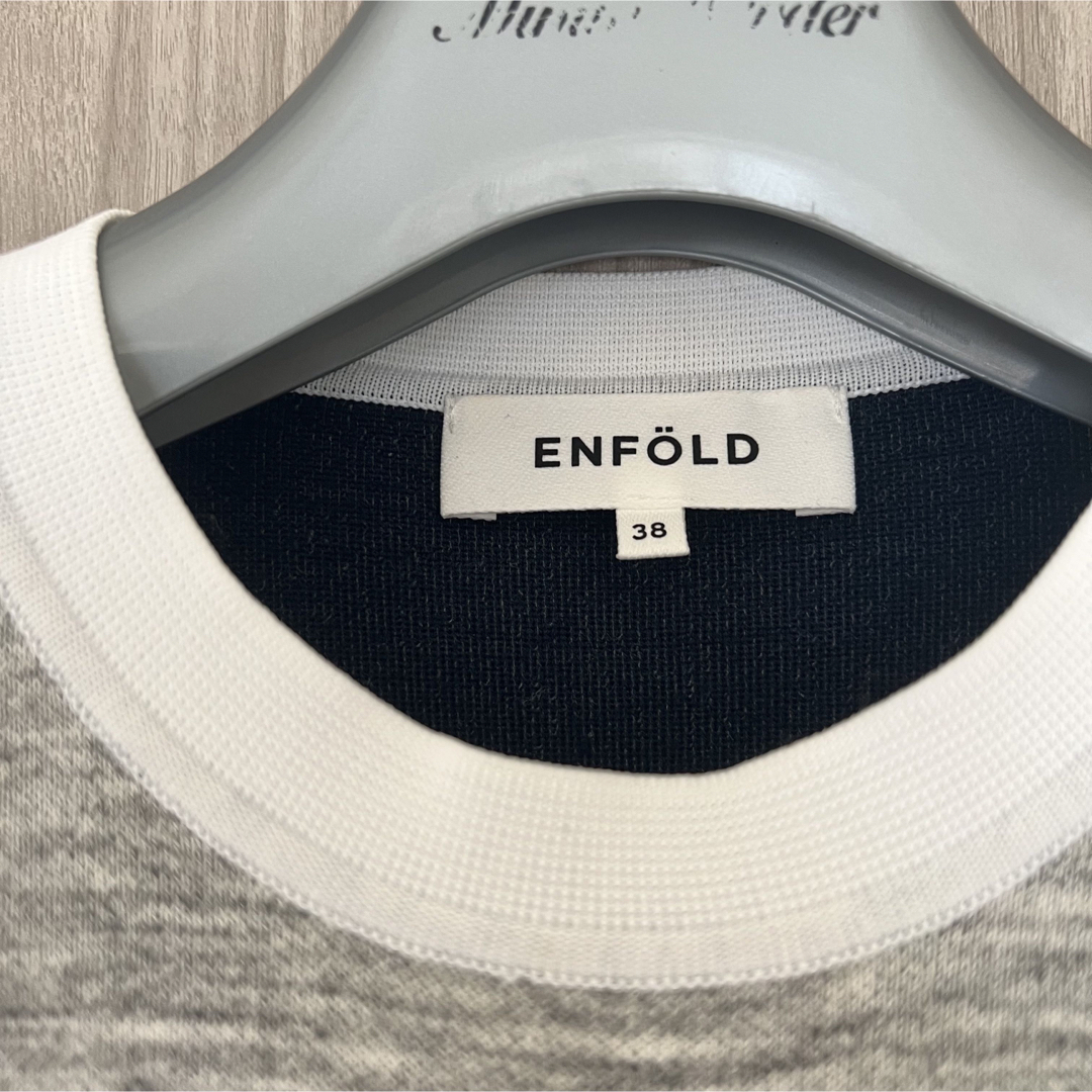 ENFOLD(エンフォルド)のENFOLD エンフォルド ラインワイドPULLOVER レディースのトップス(ニット/セーター)の商品写真