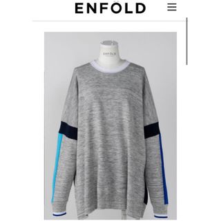 エンフォルド(ENFOLD)のENFOLD エンフォルド ラインワイドPULLOVER(ニット/セーター)