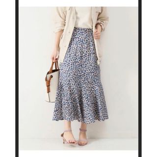 【新品未使用】Spick & Span シャドーリーフマーメイドスカート 38