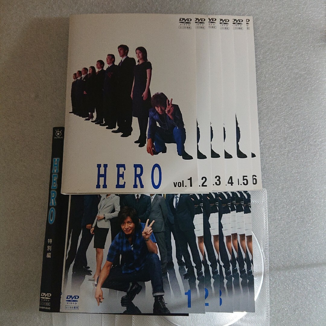 【レンタル落ち】 HERO season1+2 DVD 全12巻 + 特別編