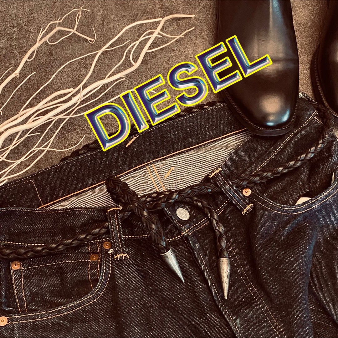 新品 diesel ディーゼル 黒　ベルト メンズベルト