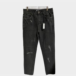 ザ ラ「ＺＡＲＡ  ＭＡＮ」ストレッチ テーパード ダメージ デニム USA３１