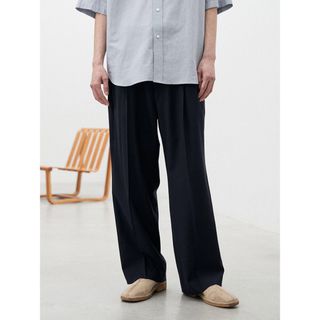 LIDNM - WOOL BACKSATIN SLACKSの通販 by non0701's shop|リドムなら