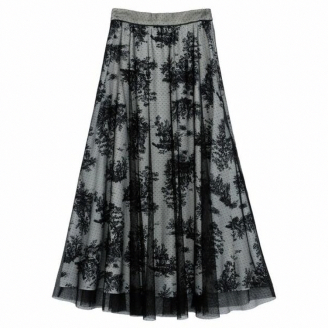 AVA DOT TULLE LAYERED SKIRT