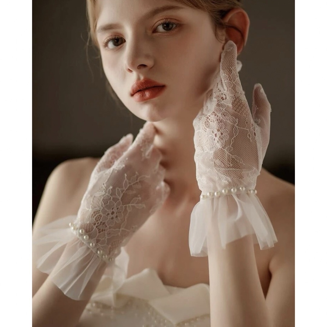 結婚式　グローブ レディースのファッション小物(手袋)の商品写真
