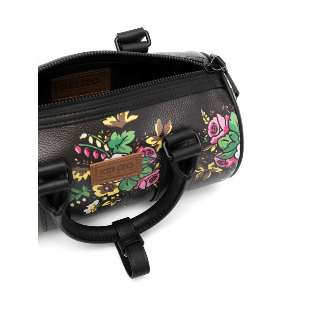 KENZO NIGO ケンゾー フローラルショルダーボストンバッグ ブラック