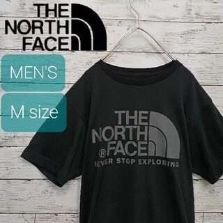 ザノースフェイス(THE NORTH FACE)の✨人気✨ THE NORTH FACE メンズブラックTシャツ M 夏 キャンプ(Tシャツ/カットソー(半袖/袖なし))