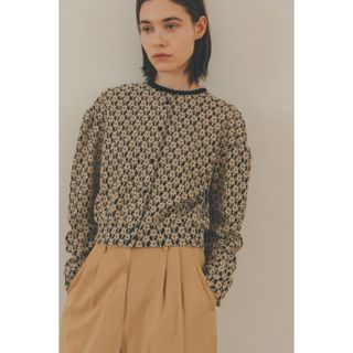 クラネ(CLANE)のCLANE  3D FLOWER LACE CARDIGAN(カーディガン)