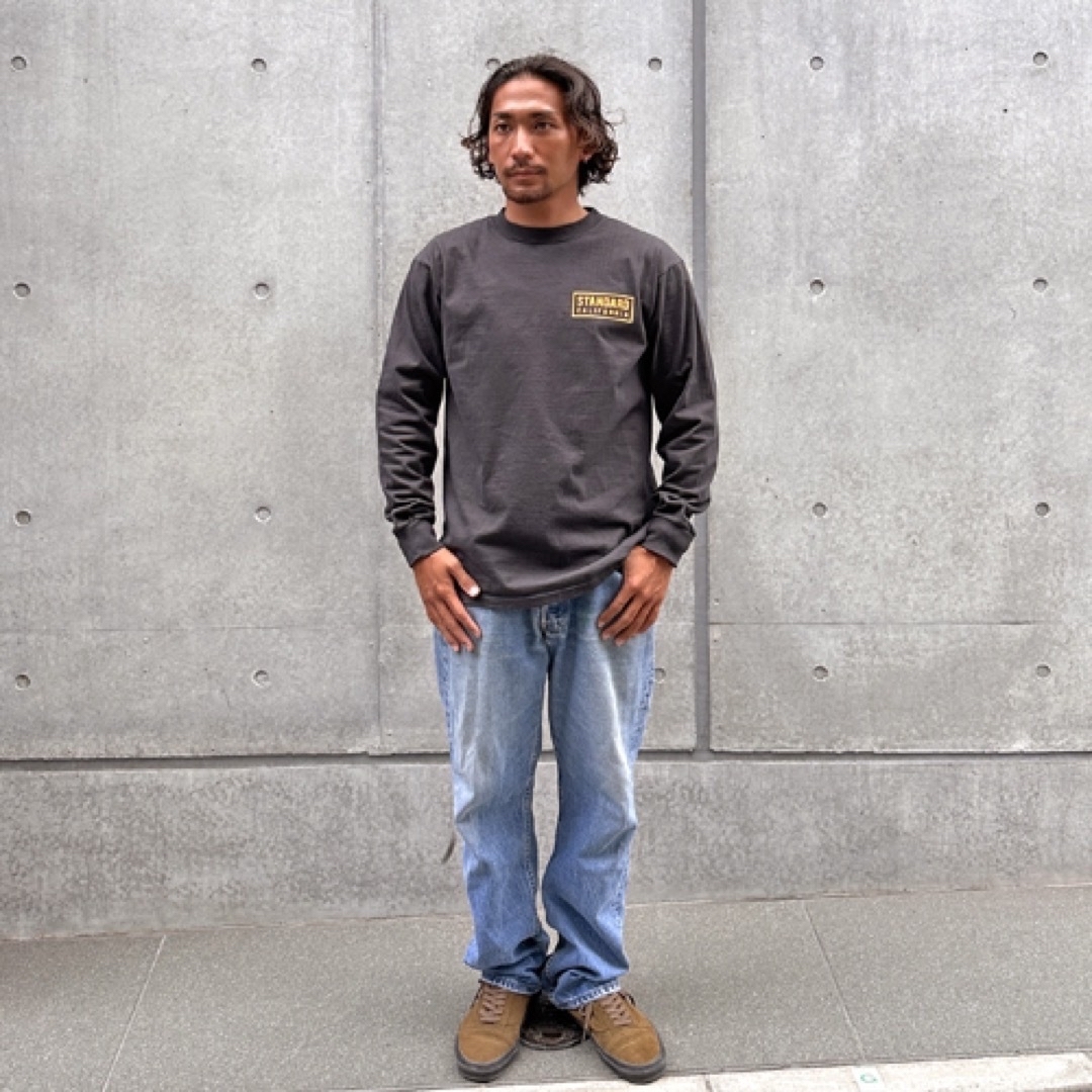 STANDARD CALIFORNIA   SD Heavyweight Box Logo Long Sleeve Tの通販