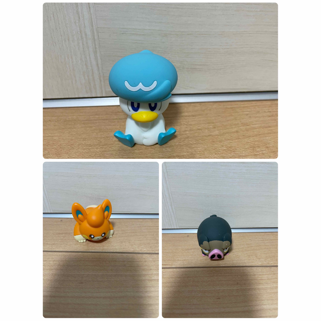 ポケモン(ポケモン)のポケモン　フニット　マスコット3 クワッス、パモ、グルトン エンタメ/ホビーのおもちゃ/ぬいぐるみ(キャラクターグッズ)の商品写真