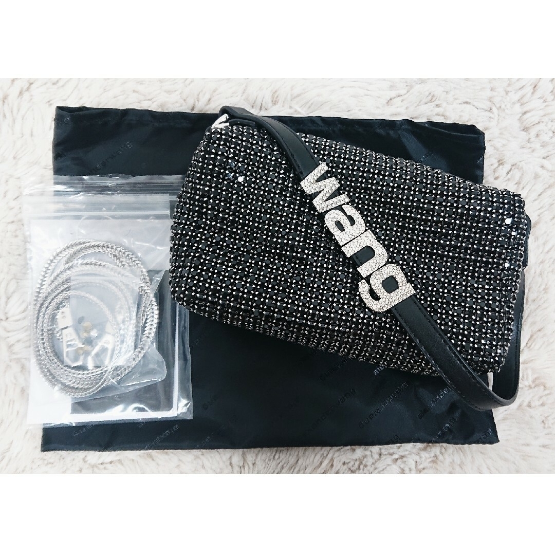 Alexander Wang Heiressビジュートリムバッグ ラインストーン