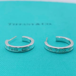 Tiffany & Co. - 【極美品】Tiffany & Co. ピアス ナロー 1837