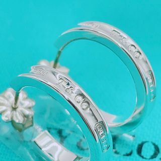 Tiffany & Co. - 【極美品】Tiffany & Co. ピアス ナロー 1837