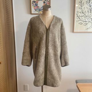 トゥモローランド ロングコート(レディース)(グリーン・カーキ/緑色系