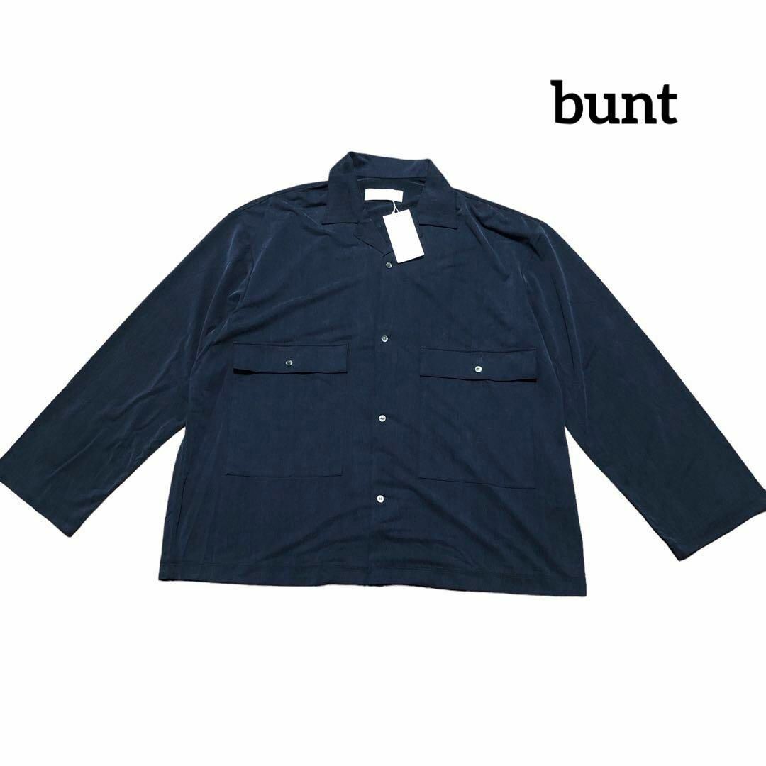 bunt CUPRA JERSEY BIG POCKET SHIRTS ネイビー