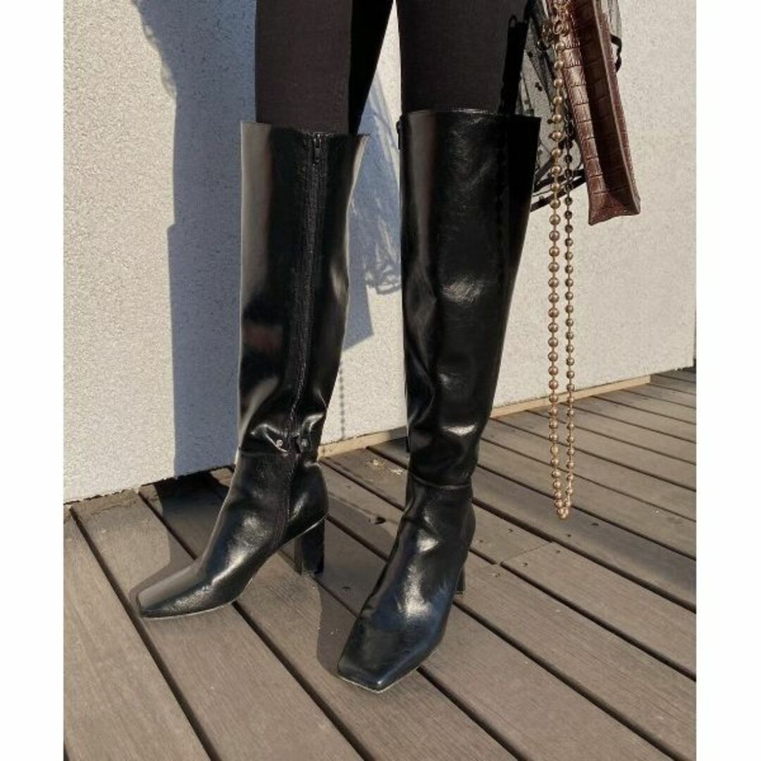 Ameri VINTAGE - AMERI ECO LEATHER LONG BOOTSの通販 by 全君｜アメリ ...