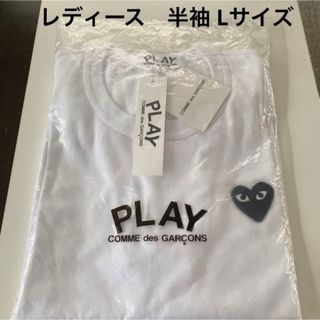 コムデギャルソン(COMME des GARCONS)のコムデギャルソン　プレイ　tシャツ  レディース　半袖　黒ハート(Tシャツ(半袖/袖なし))