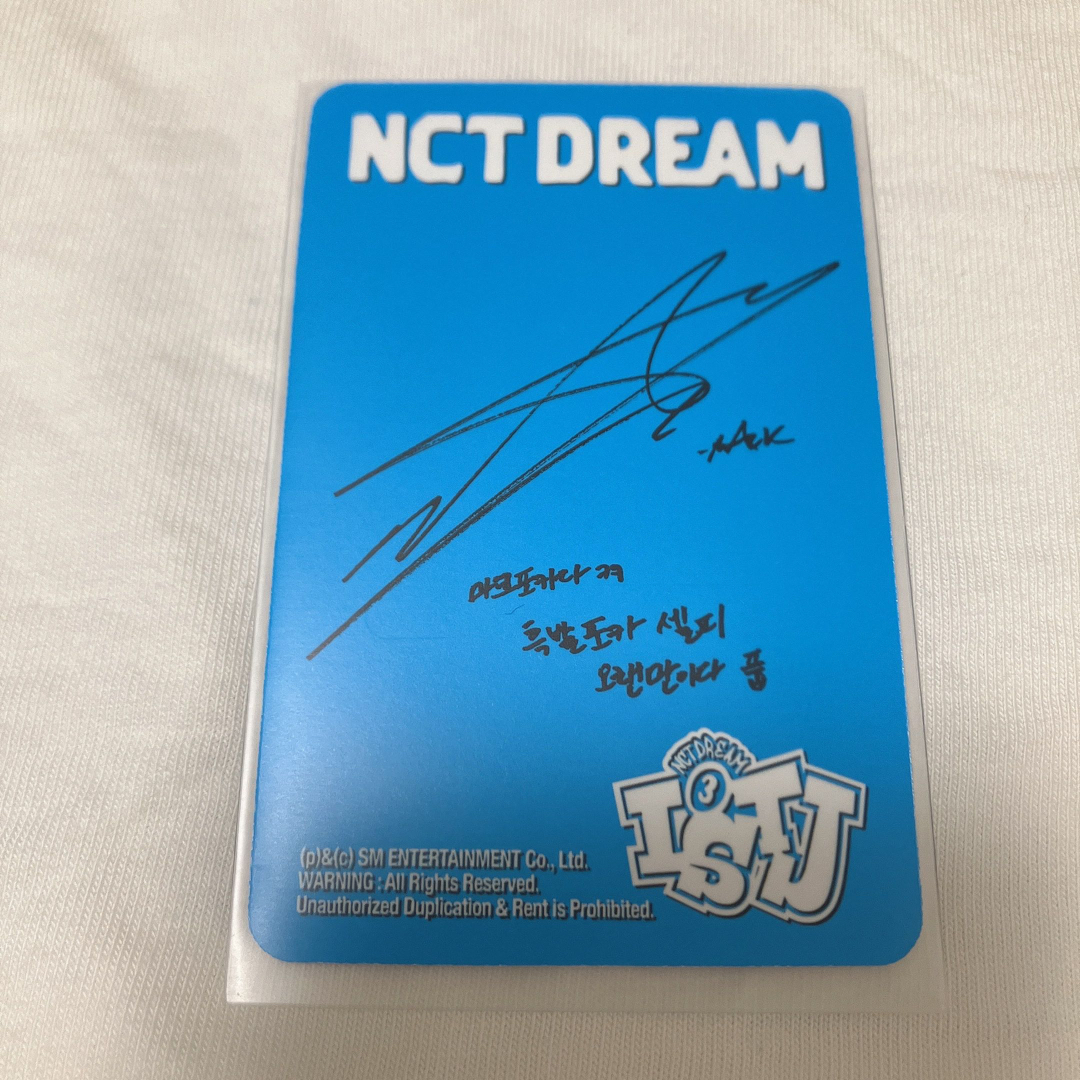 NCTDREAM マーク トレカ エンタメ/ホビーのタレントグッズ(アイドルグッズ)の商品写真