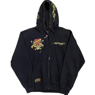 エドハーディー(Ed Hardy)のEd Hardy ラインストーン　パーカー(パーカー)