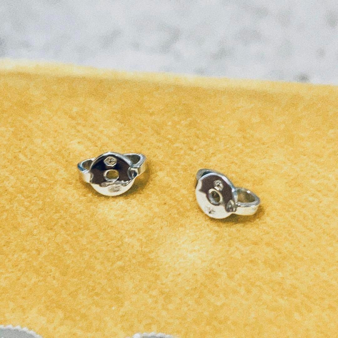 未使用! グッチ GUCCI ピアス ホワイトゴールド アイコンブルーム