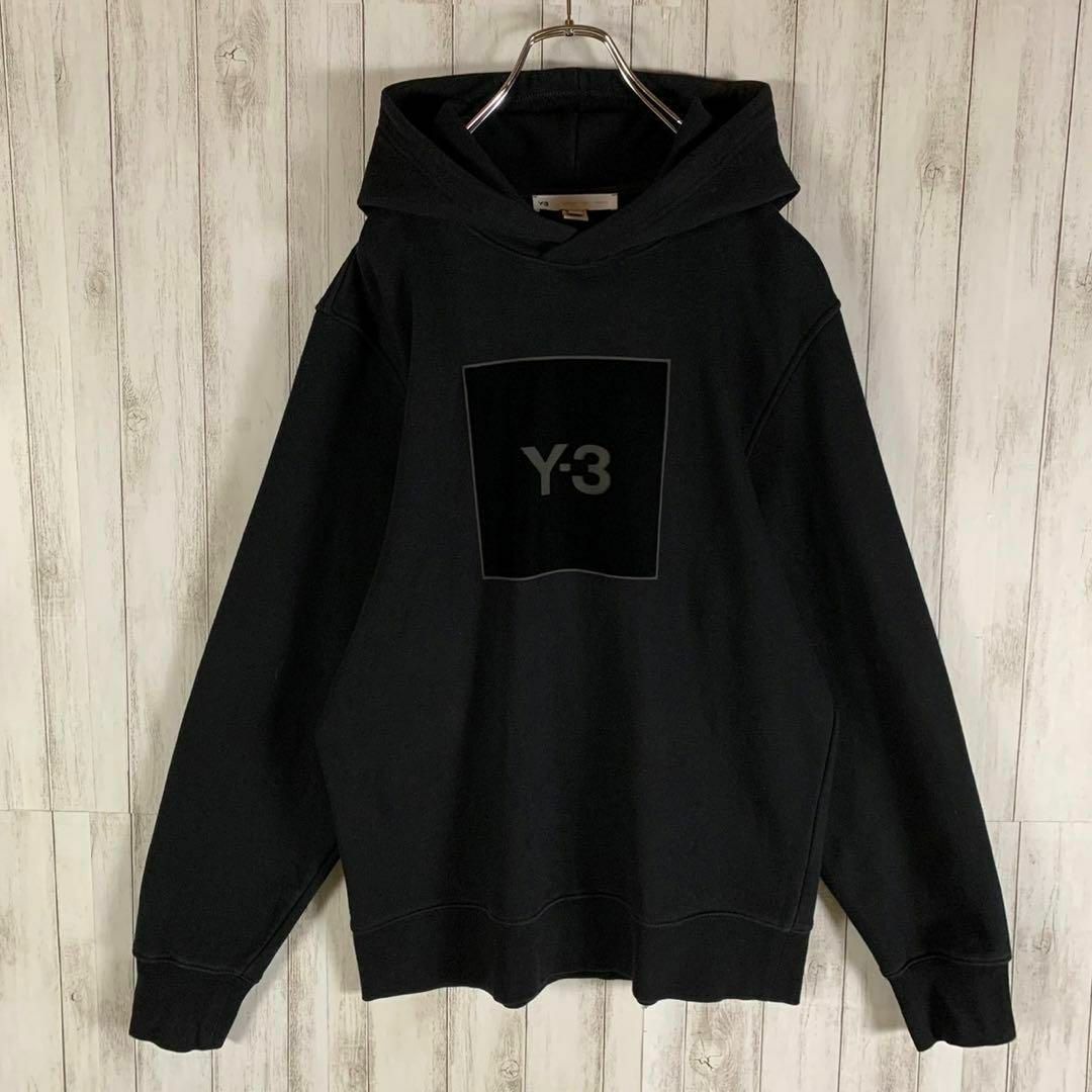 【希少アイテム】Y-3 センターロゴ パーカー ホワイト M 即完売モデル 美品