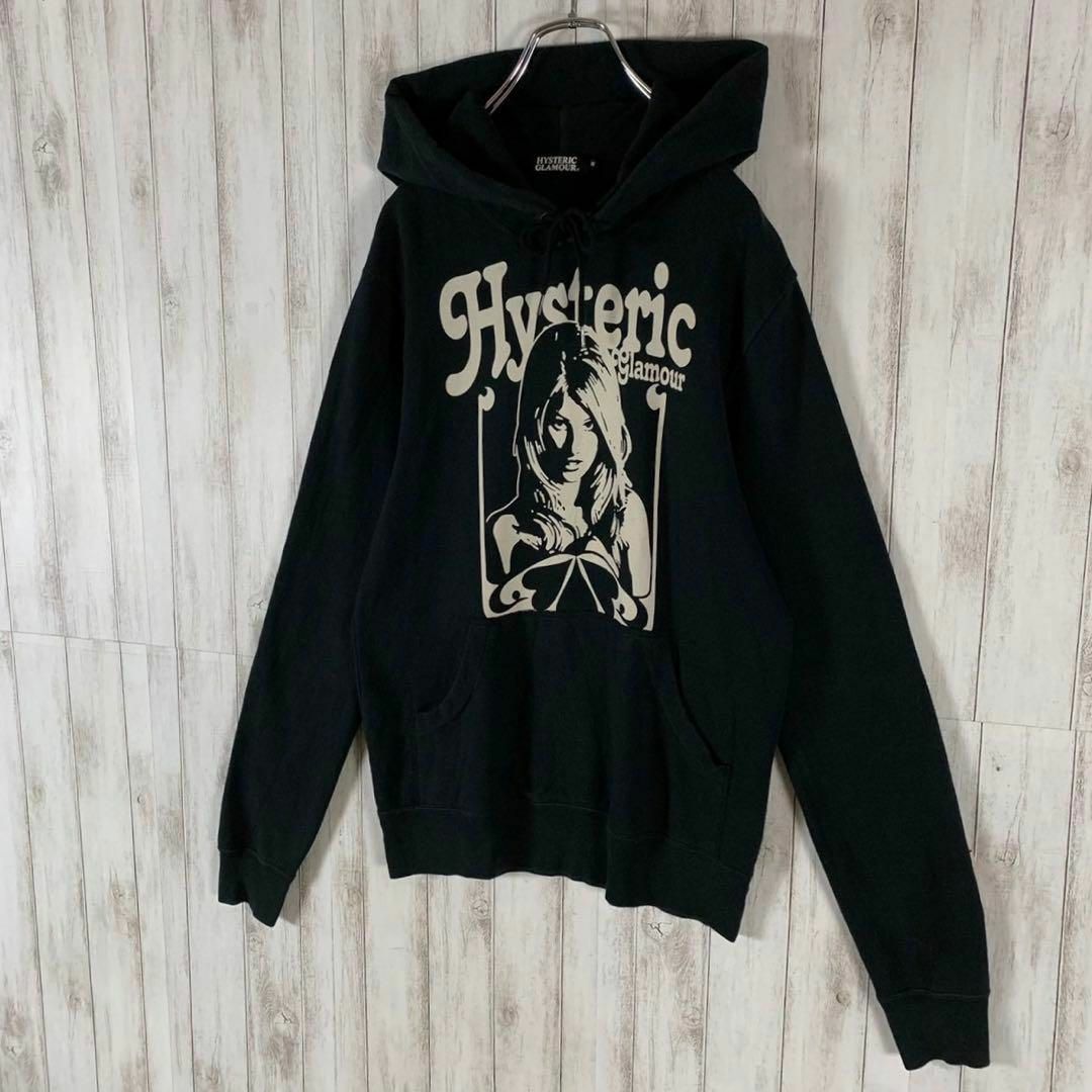 HYSTERIC GLAMOUR ダメージフェード加工 ヒスガール パーカー