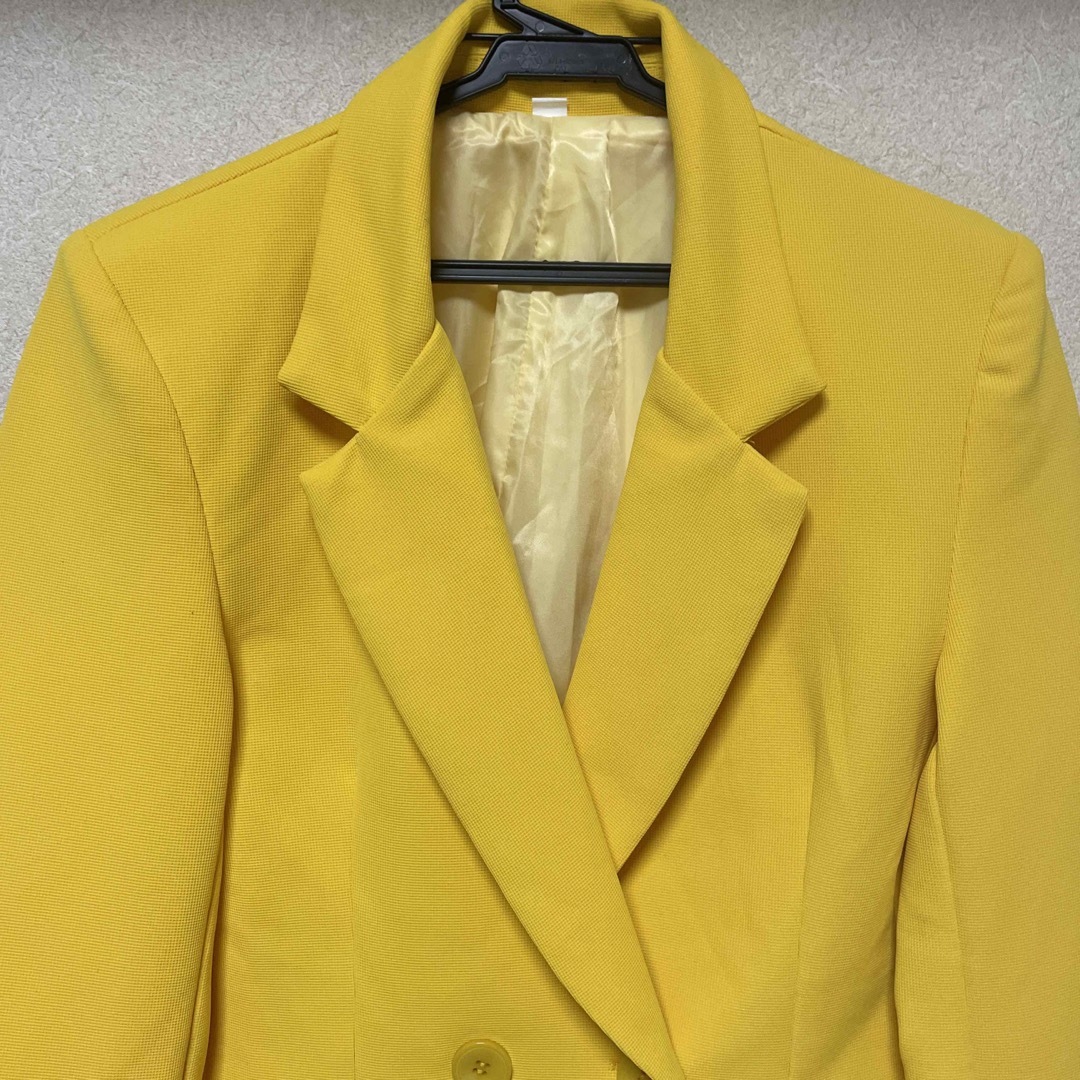 TRAFZar特大イエローブレザー長袖ジャケット メンズのジャケット/アウター(テーラードジャケット)の商品写真